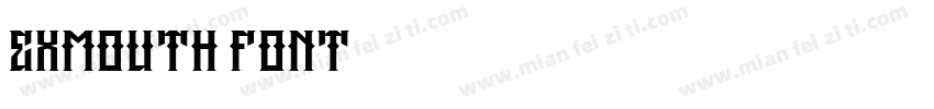 exmouth font字体转换
